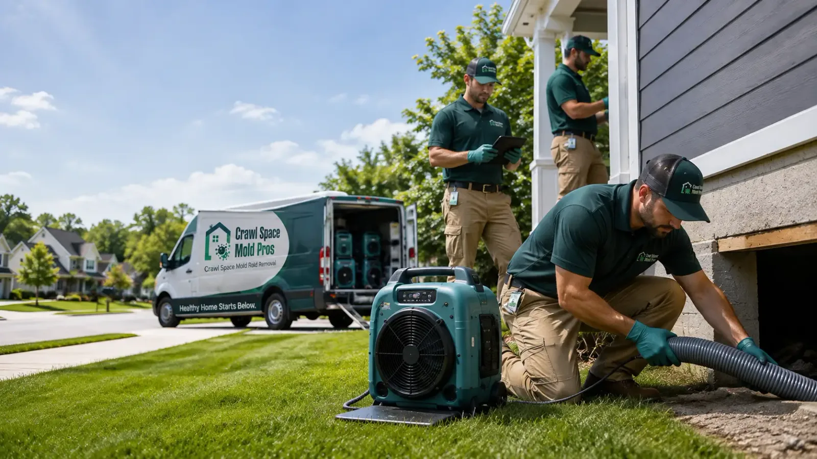 Crawl Space Mold Removal in Milan, MN